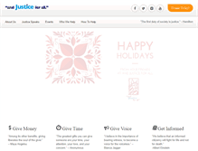 Tablet Screenshot of andjusticeforall.org